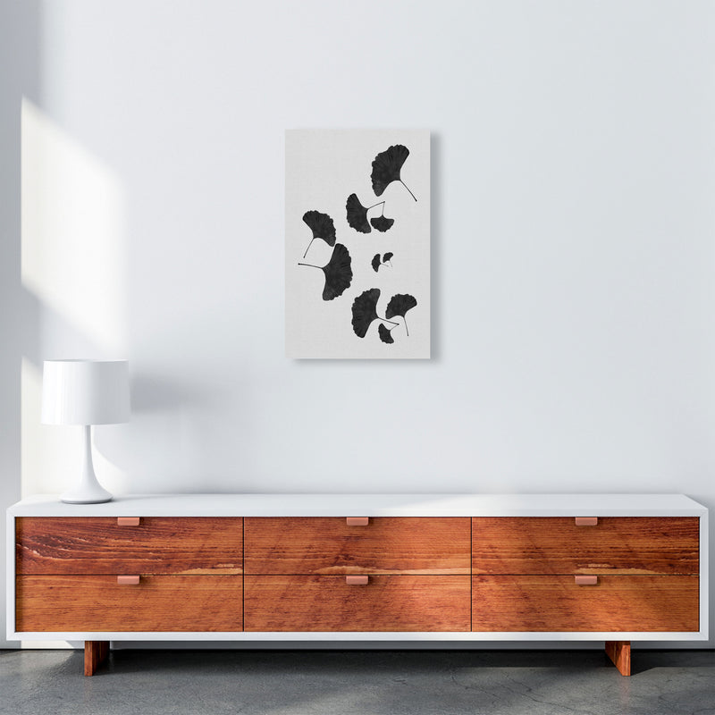 Ginkgo Leaf Black & White I Print By Orara Studio A3 Canvas