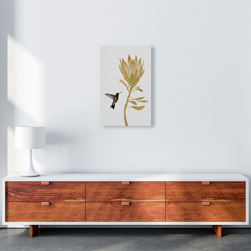 Hummingbird & Flower I Print By Orara Studio A3 Canvas
