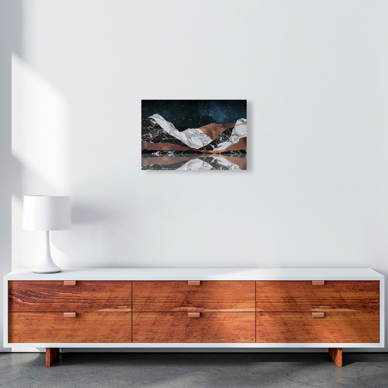 Landscape Mountains Print By Orara Studio, Framed Botanical & Nature Art Print A3 Canvas