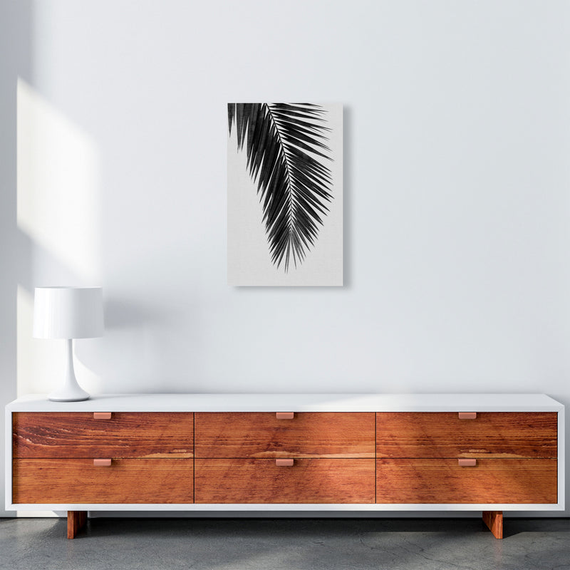 Palm Leaf Black & White I Print By Orara Studio A3 Canvas