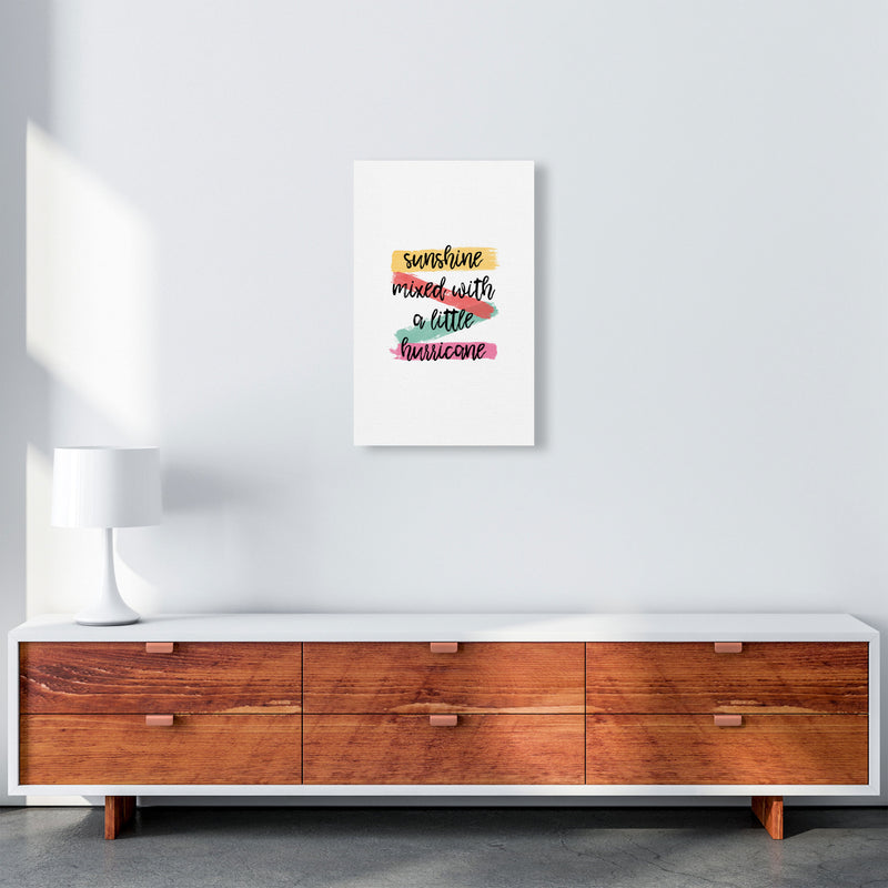 Sunshine Mixed With A Little Hurricane Print By Orara Studio A3 Canvas