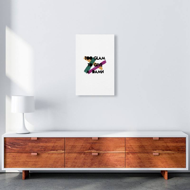 Too Glam To Give A Damn Print By Orara Studio A3 Canvas