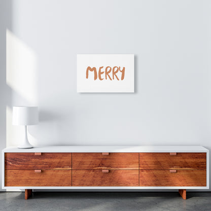 Merry Christmas Art Print by Orara Studio A3 Canvas
