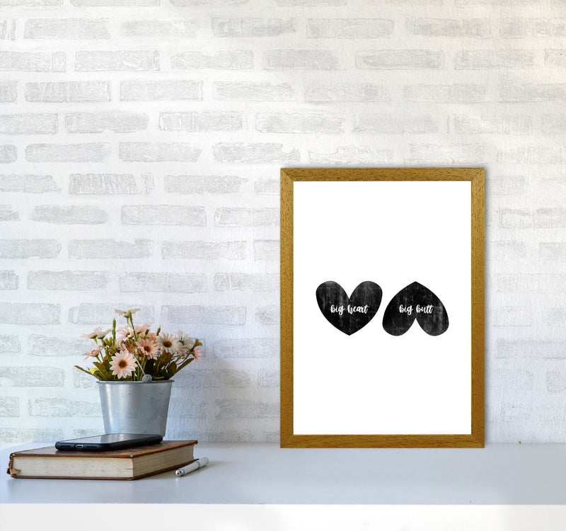 Big Heart Big Butt Humorous Art Print By Orara Studio A3 Print Only