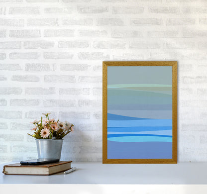 Blue Abstract I Print By Orara Studio A3 Print Only
