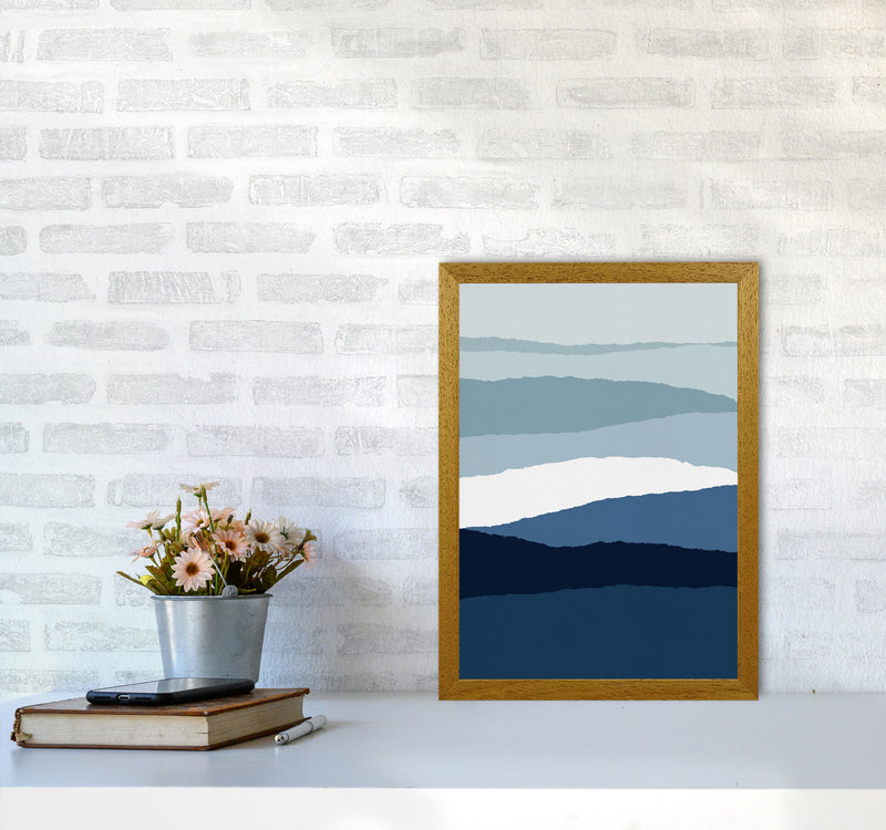 Blue Abstract II Print By Orara Studio A3 Print Only