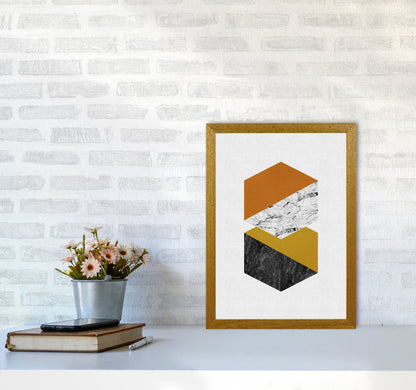 Geometric Hexagons Print By Orara Studio A3 Print Only