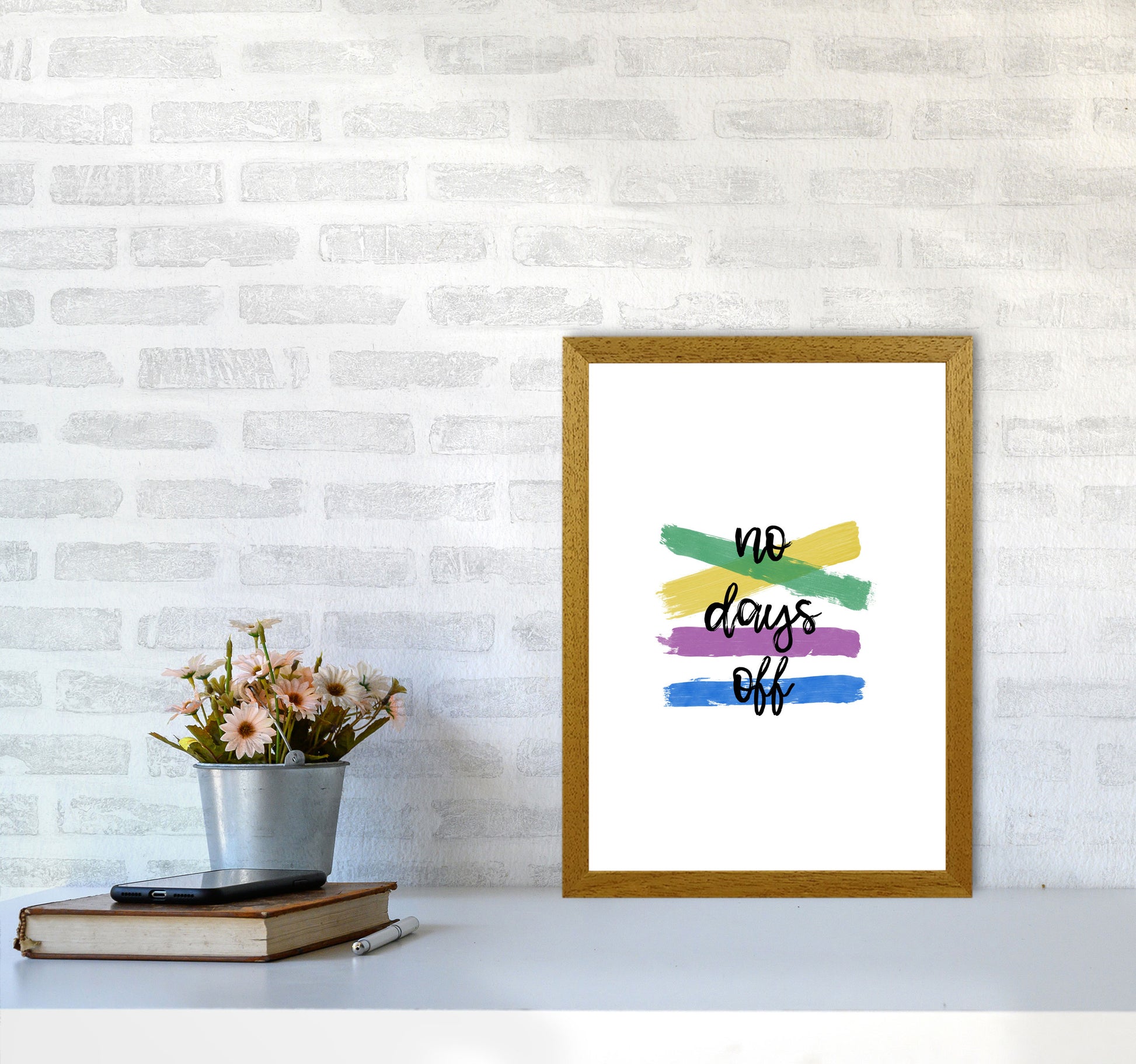 No Days Off Print By Orara Studio A3 Print Only