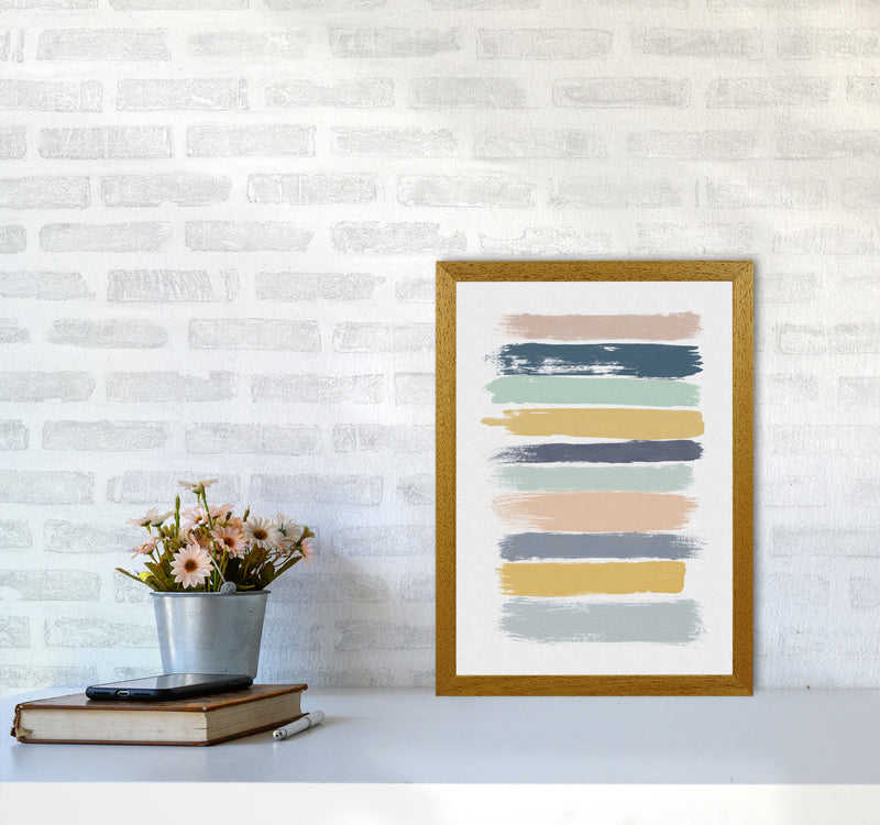 Pastel Stripes Print By Orara Studio A3 Print Only
