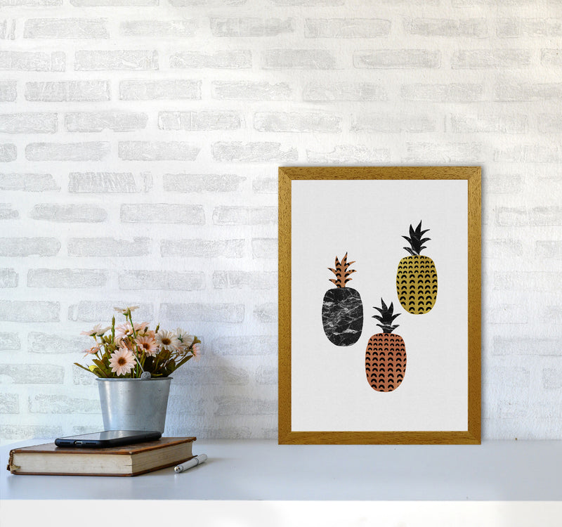 Pineapples Print By Orara Studio, Framed Kitchen Wall Art A3 Print Only