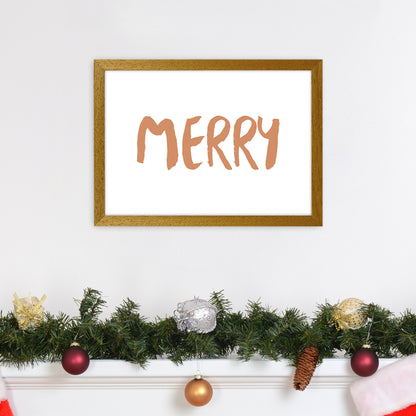 Merry Christmas Art Print by Orara Studio A3 Print Only