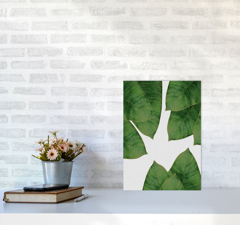 Banana Leaf I Print By Orara Studio, Framed Botanical & Nature Art Print A3 Black Frame