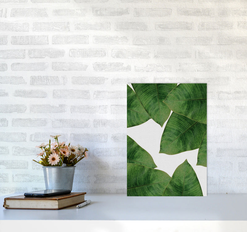 Banana Leaf II Print By Orara Studio, Framed Botanical & Nature Art Print A3 Black Frame