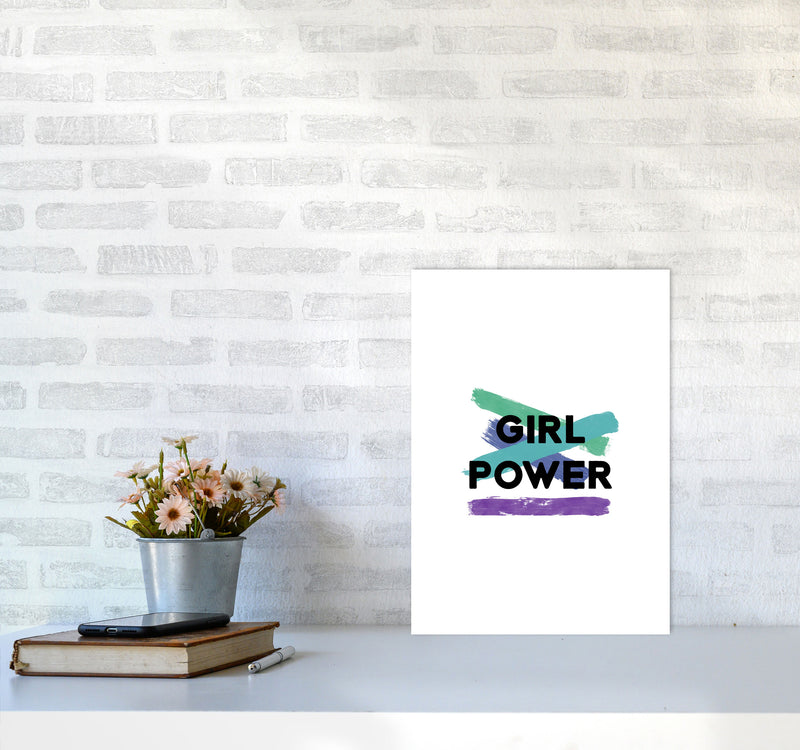 Girl Power Feminist Quote Print By Orara Studio A3 Black Frame