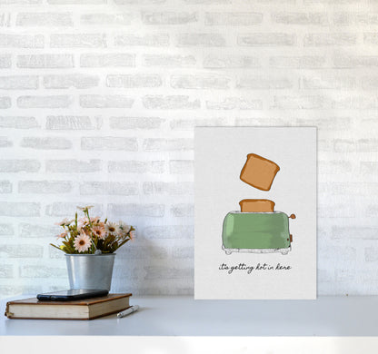 It&#39;s Getting Hot In Here Print By Orara Studio, Framed Kitchen Wall Art A3 Black Frame