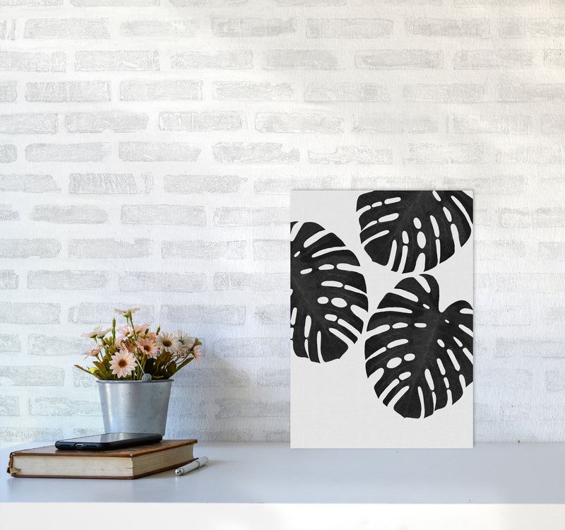 Monstera Black & White III Print By Orara Studio A3 Black Frame