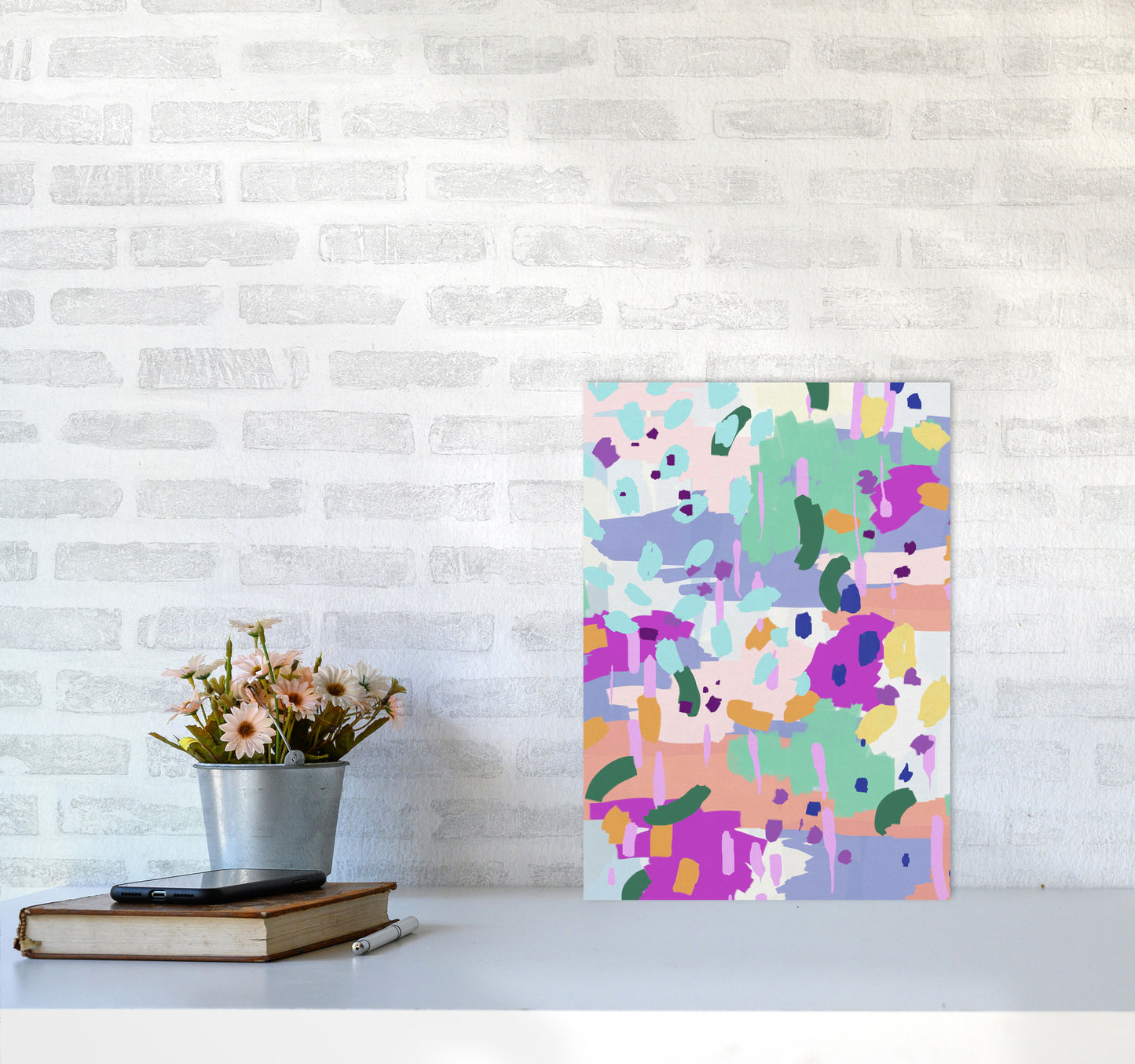 Oil Abstract I Print By Orara Studio A3 Black Frame