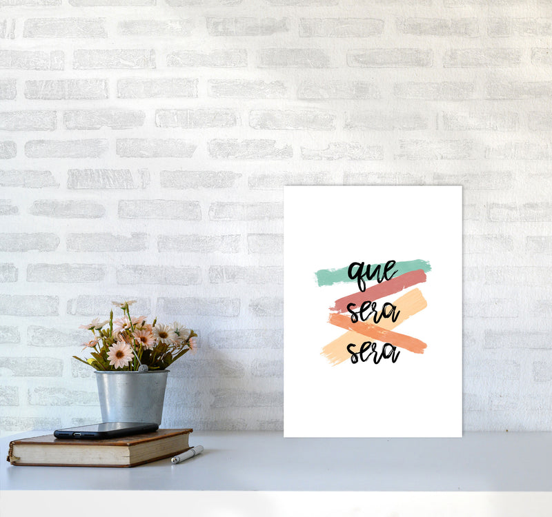 Que Sera Sera Print By Orara Studio A3 Black Frame