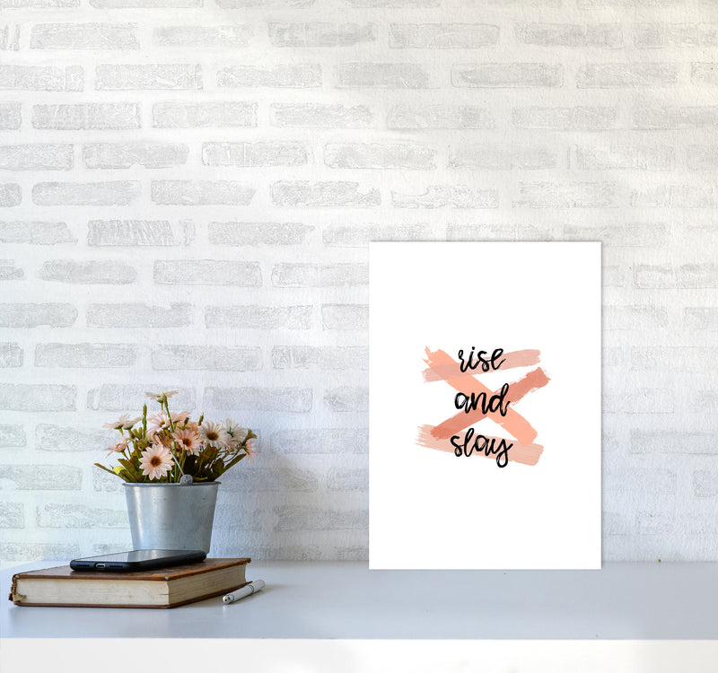 Rise & Slay Print By Orara Studio A3 Black Frame
