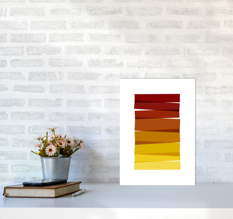 Stripes II Print By Orara Studio A3 Black Frame