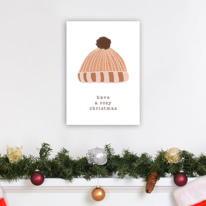 Have A Cosy Christmas Christmas Art Print by Orara Studio A3 Black Frame