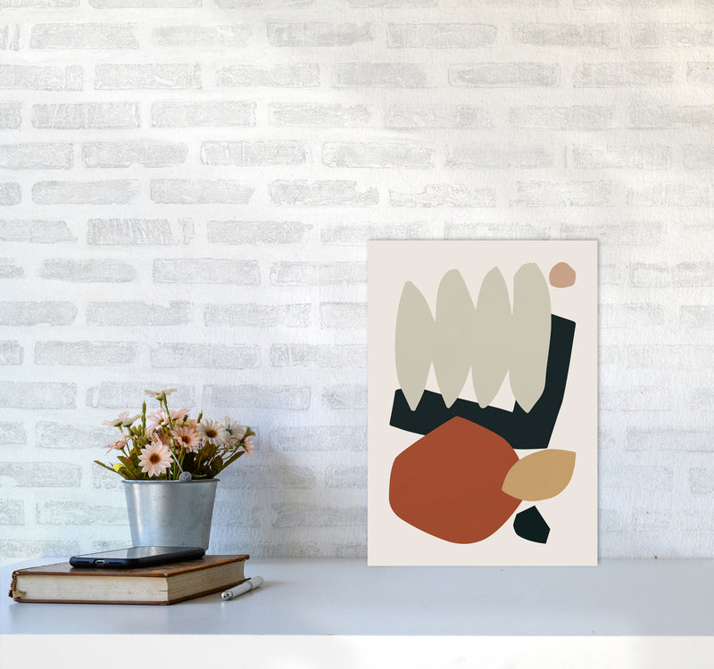 Collage Earth II Art Print by Orara Studios A3 Black Frame