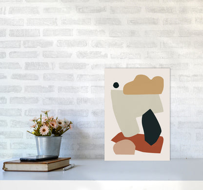Collage Earth I Art Print by Orara Studios A3 Black Frame