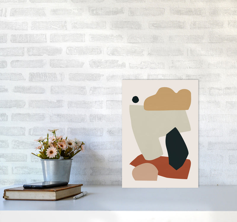 Collage Earth I Art Print by Orara Studios A3 Black Frame