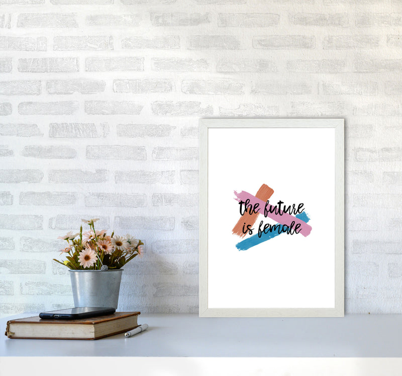 The Future Is Female Print By Orara Studio A3 Oak Frame