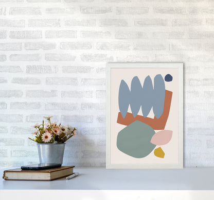 Collage Pastel II Art Print by Orara Studios A3 Oak Frame