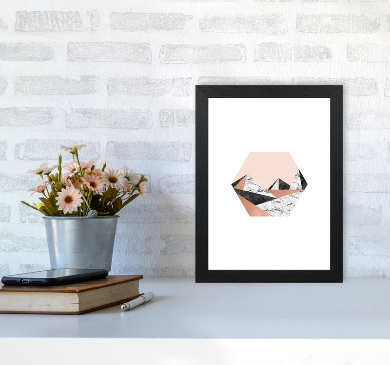 Geometric Landscape III Print By Orara Studio A4 White Frame