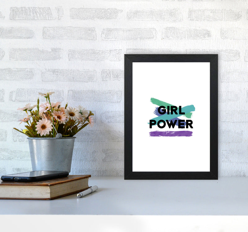 Girl Power Feminist Quote Print By Orara Studio A4 White Frame
