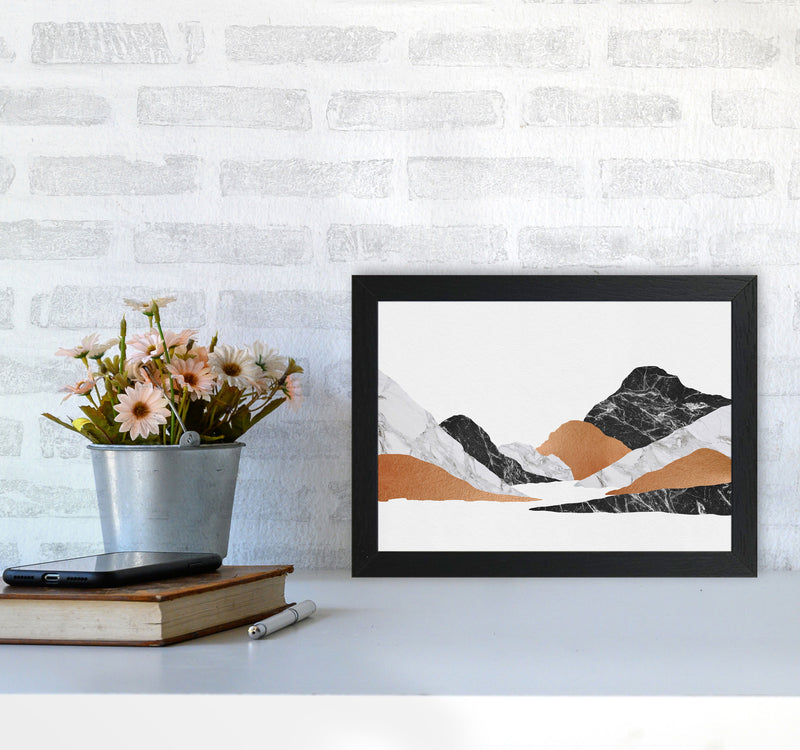 Marble Landscape II Print By Orara Studio, Framed Botanical & Nature Art Print A4 White Frame