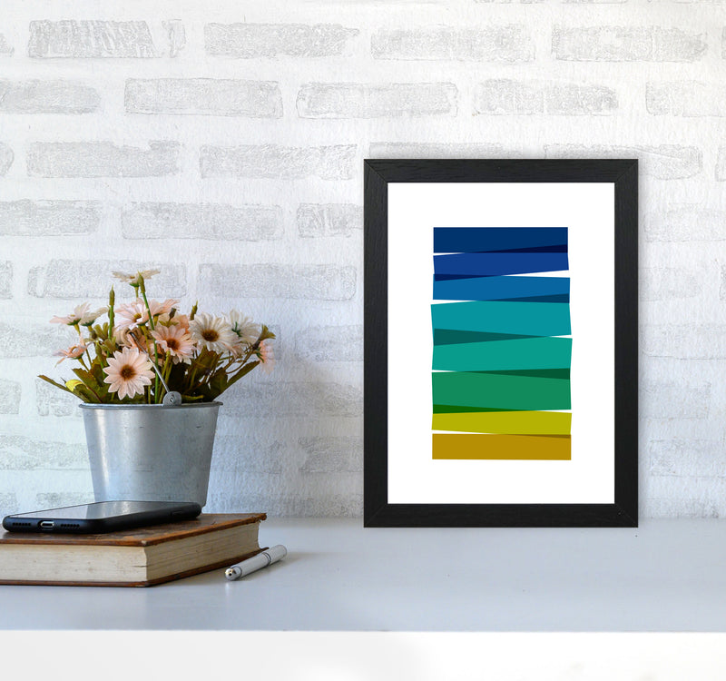 Stripes I Print By Orara Studio A4 White Frame