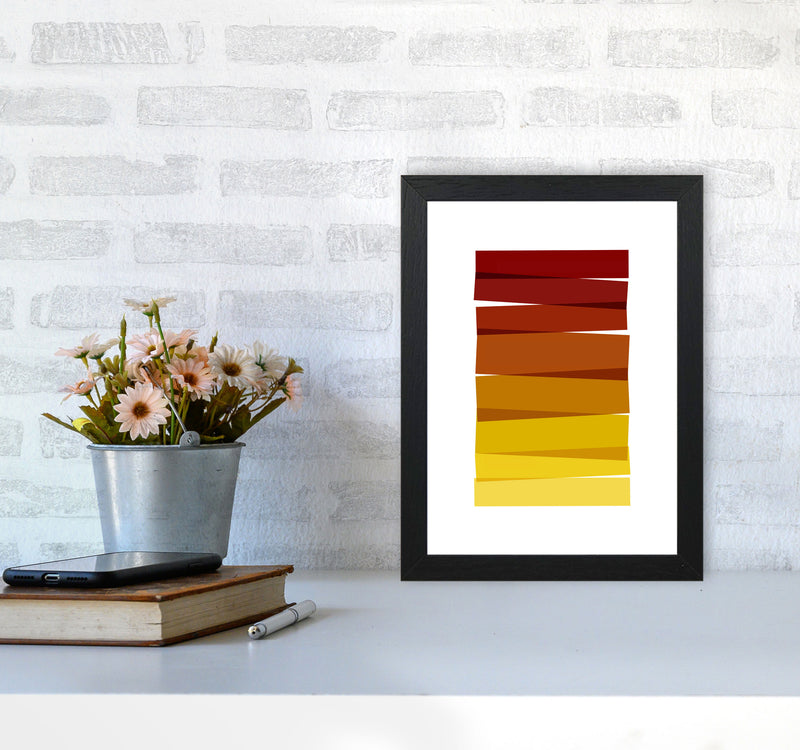 Stripes II Print By Orara Studio A4 White Frame