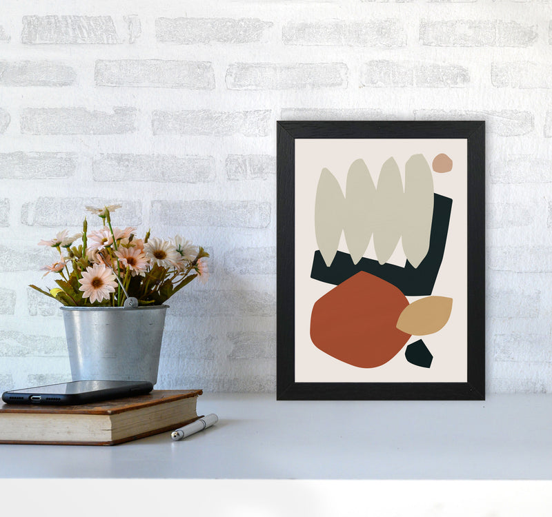 Collage Earth II Art Print by Orara Studios A4 White Frame