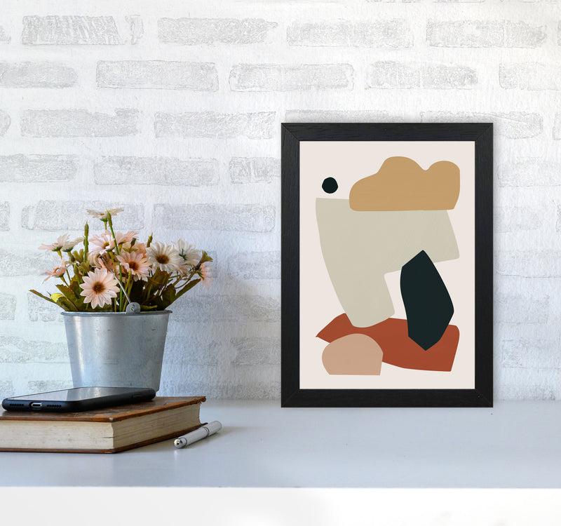 Collage Earth I Art Print by Orara Studios A4 White Frame