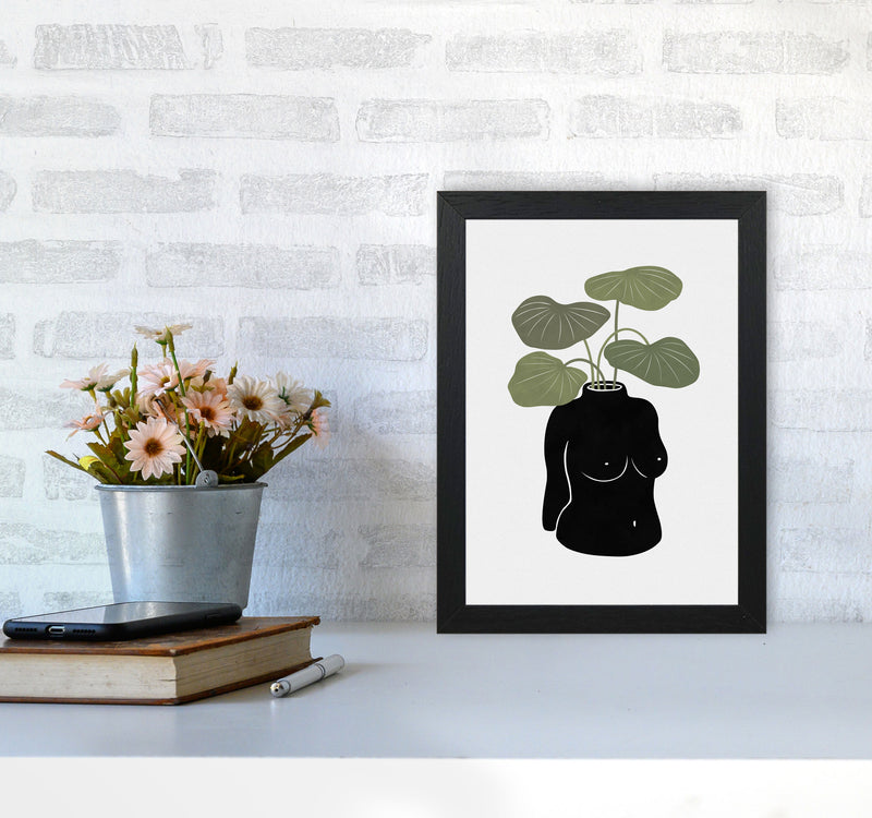 Boob-tanical Vase Art Print by Orara Studios A4 White Frame
