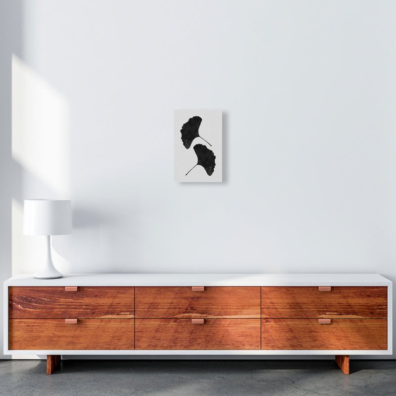 Ginkgo Leaf Black & White II Print By Orara Studio A4 Canvas