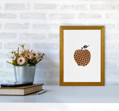 Apple Fruit Illustration Print By Orara Studio, Framed Kitchen Wall Art A4 Print Only
