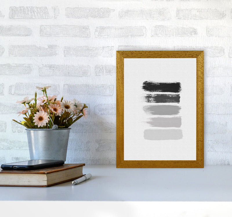Black And White Stripes Print By Orara Studio A4 Print Only