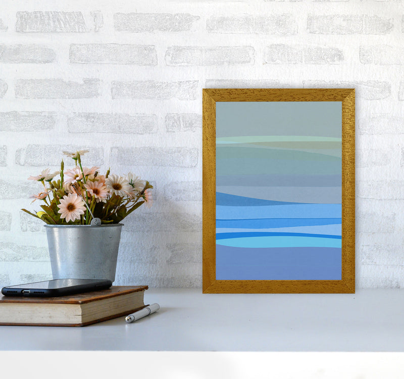 Blue Abstract I Print By Orara Studio A4 Print Only