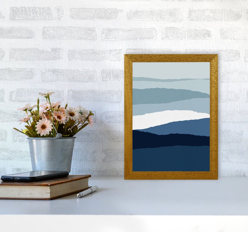 Blue Abstract II Print By Orara Studio A4 Print Only