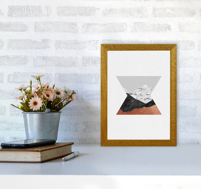 Copper Geometric IV Print By Orara Studio A4 Print Only