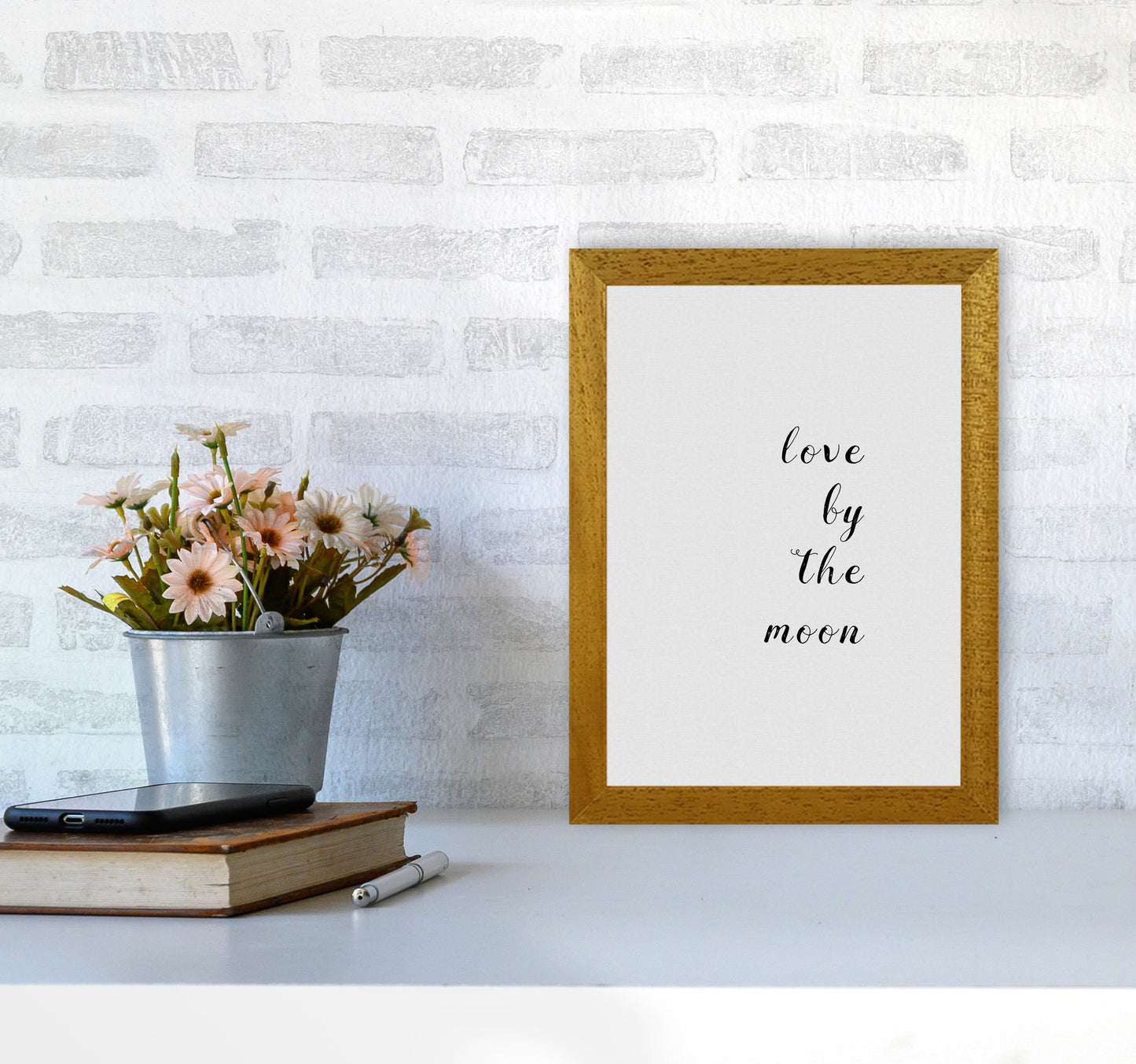 Love By The Moon Print By Orara Studio A4 Print Only