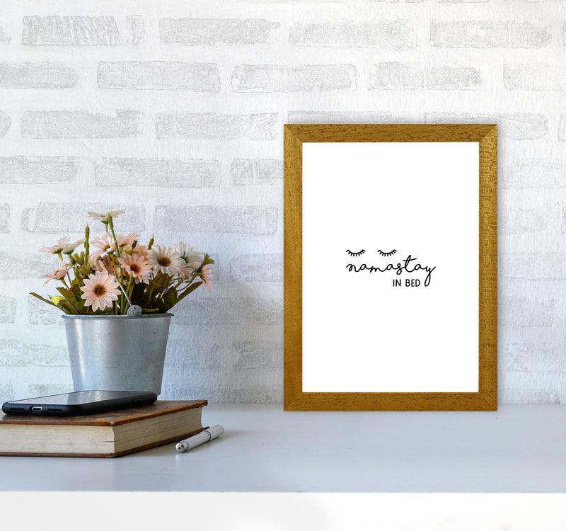Namastay In Bed Bedroom Art Print By Orara Studio A4 Print Only