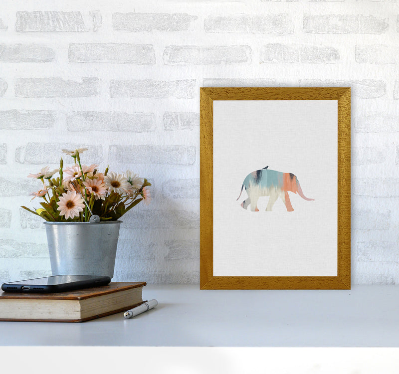 Pastel Elephant Print By Orara Studio Animal Art Print A4 Print Only