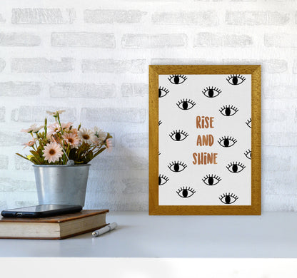 Rise & Shine Bedroom Quote Print By Orara Studio A4 Print Only