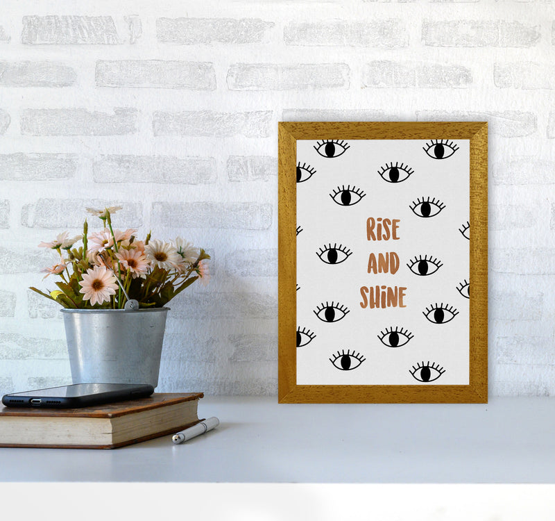 Rise & Shine Bedroom Quote Print By Orara Studio A4 Print Only
