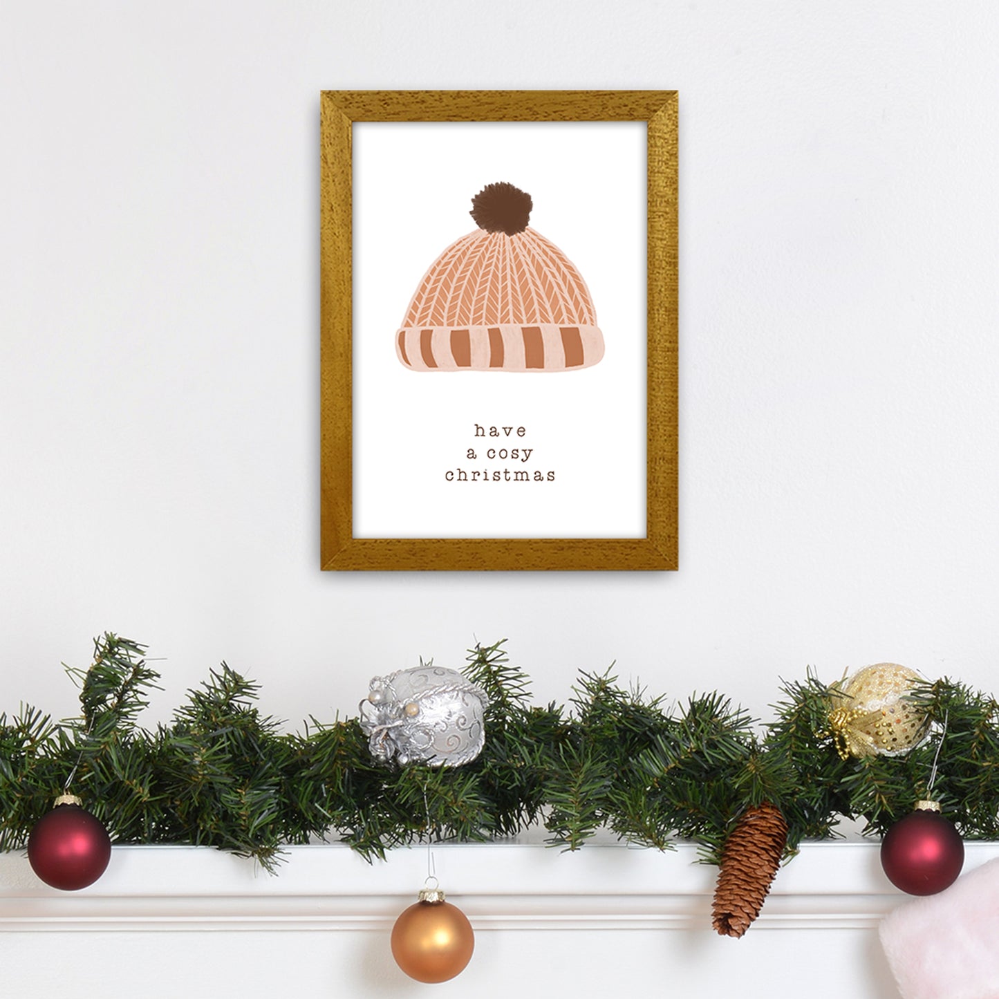 Have A Cosy Christmas Christmas Art Print by Orara Studio A4 Print Only